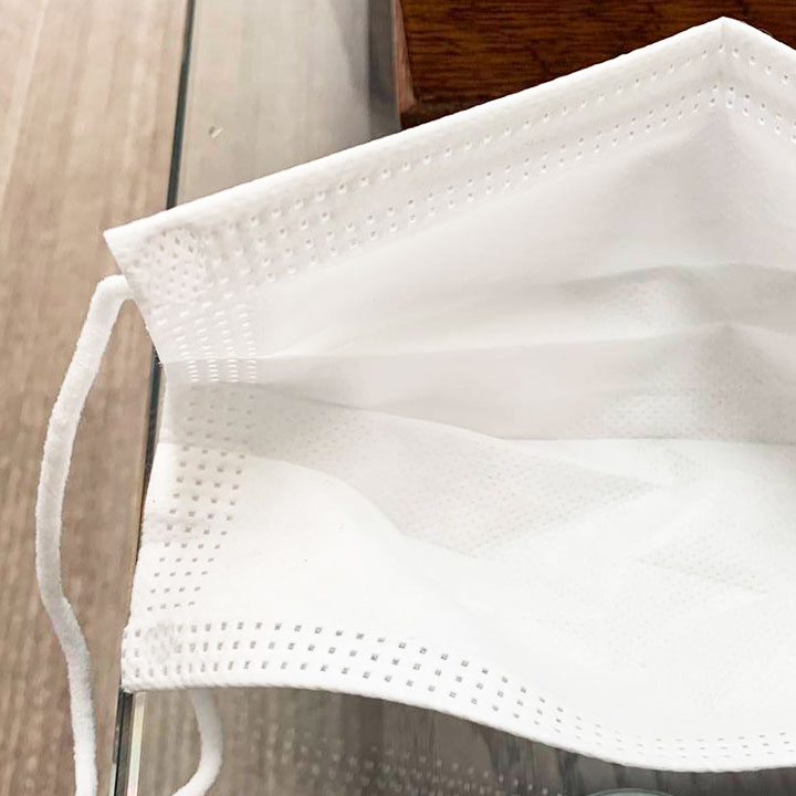 3層構造フィルタで飛沫感染を防止